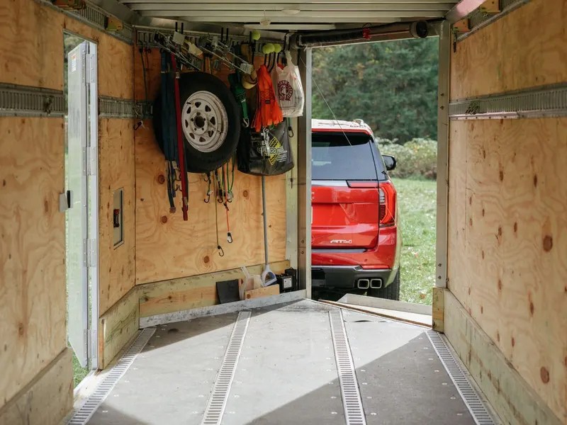 EZ-Hauler 18 foot enclosed aluminum snowmobile trailer, photo 18